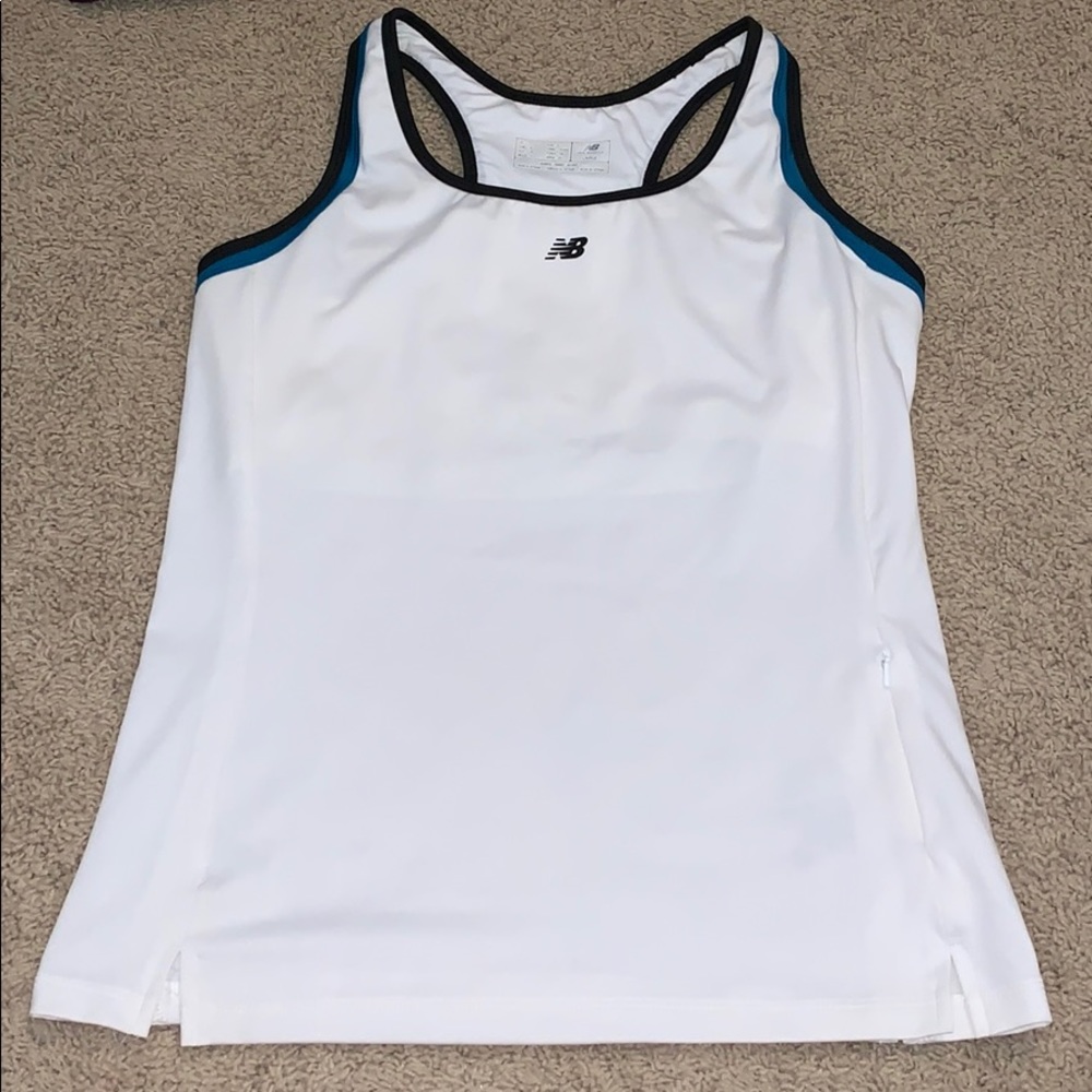 White New Balance Workout Tank